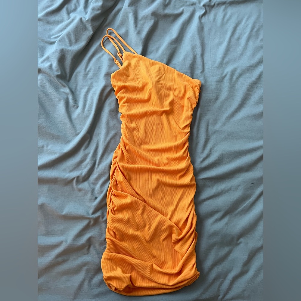 Reece mini dress orange